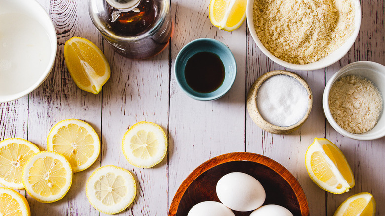 ingredients for lemon bars