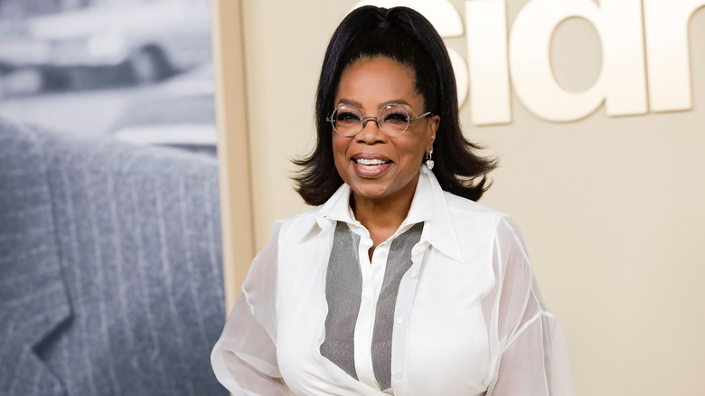 Oprah Winfrey at the premiere of a movie