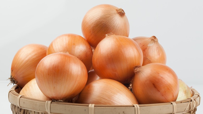 whole onions in bowl