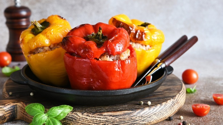 baked bell pepper dish