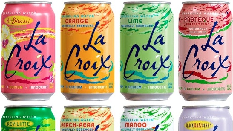 La Croix sparkling water cans