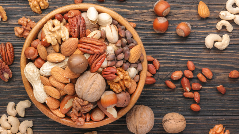 bowlful of nuts