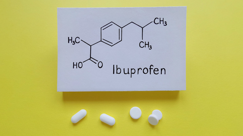 molecular symbol of ibuprofen