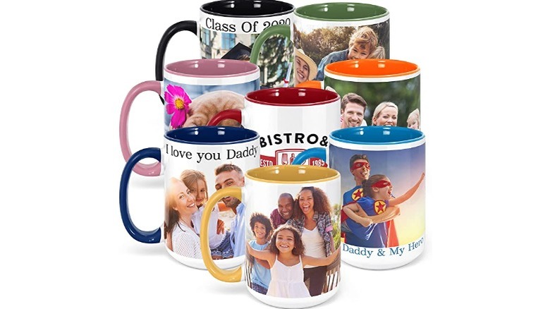 Collection of coffee mugs