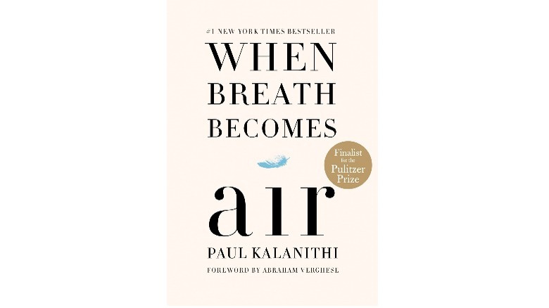 Book titled "When Breath Becomes Air"