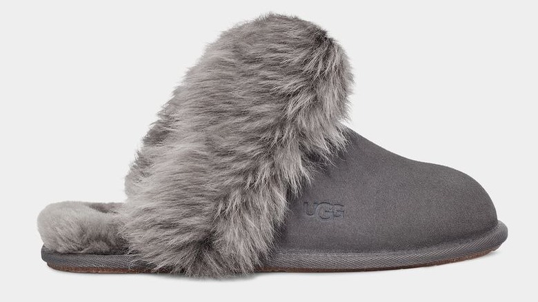 Pair of grey Ugg slippers