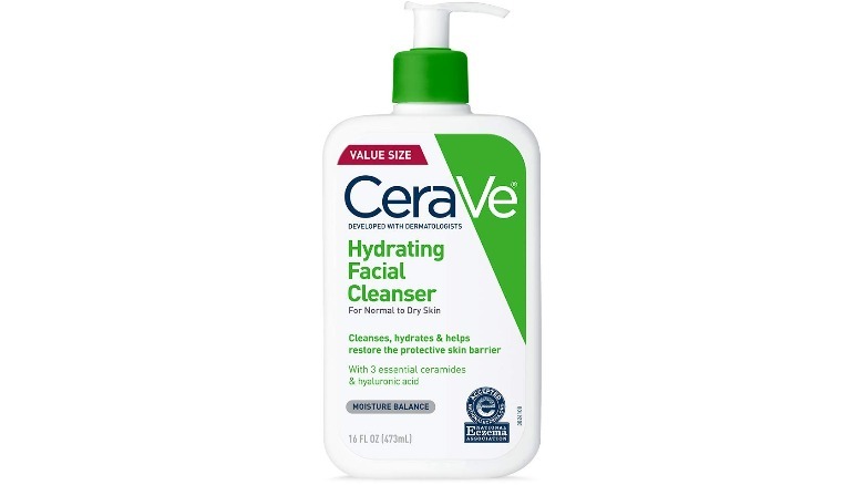 Bottle of CeraVe lotion