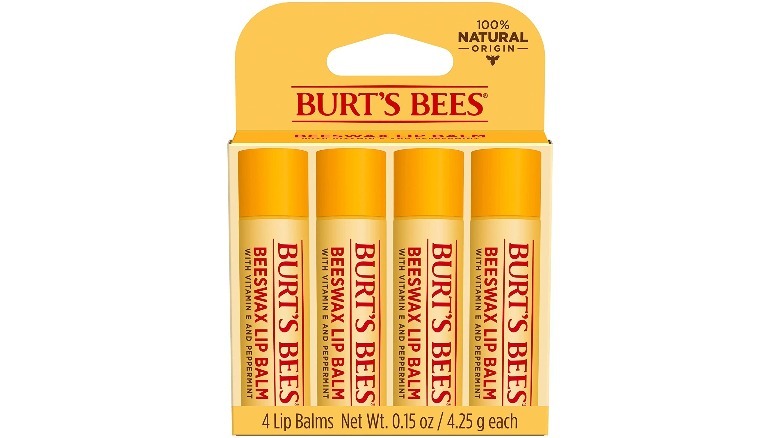 4-pack of Burt's Bees lip balm