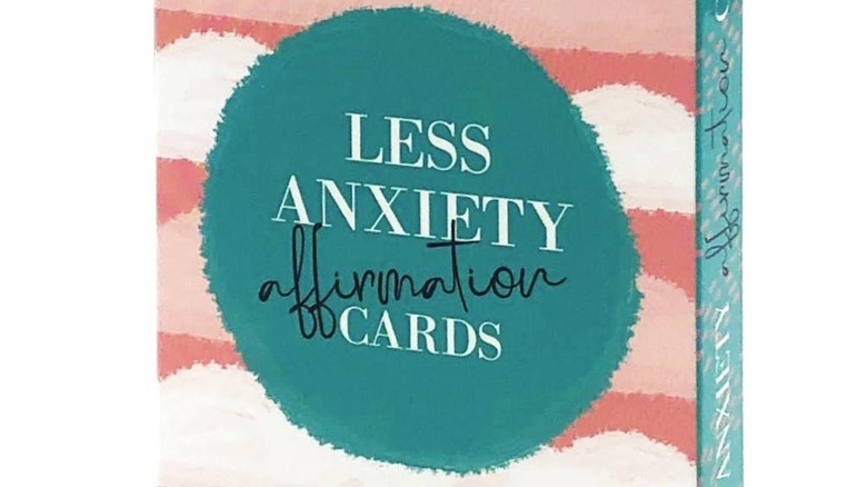 Less anxiety affirmation cards