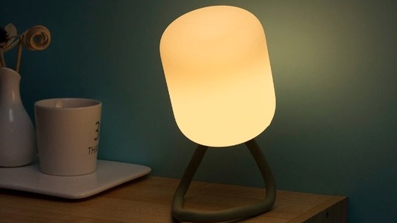 A dim marshmallow light