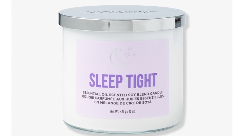 A sleep candle with lid