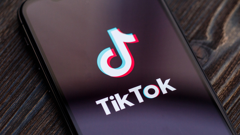 TikTok app on phone 