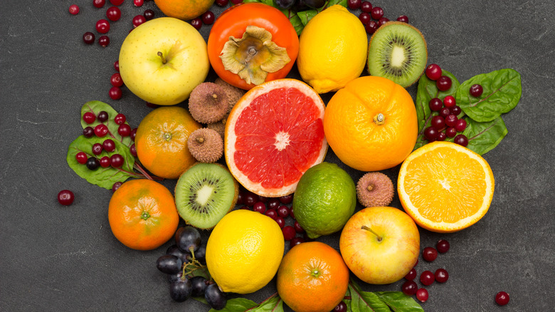 assortment of citrus fruits