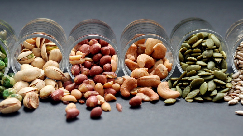 assorted nuts and seeds