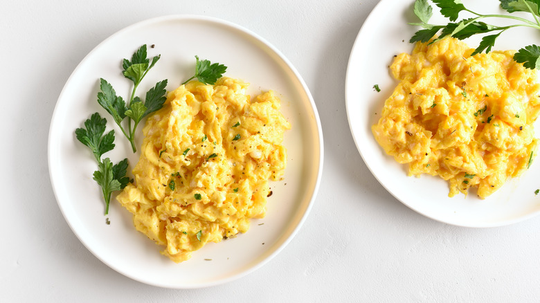 scrambled eggs