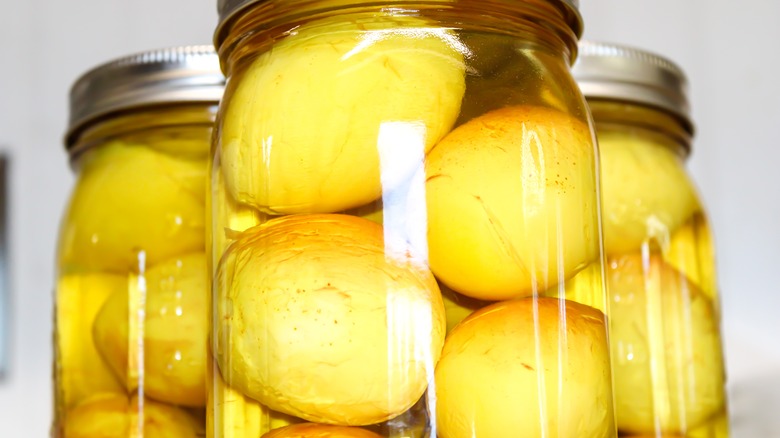 pickled eggs