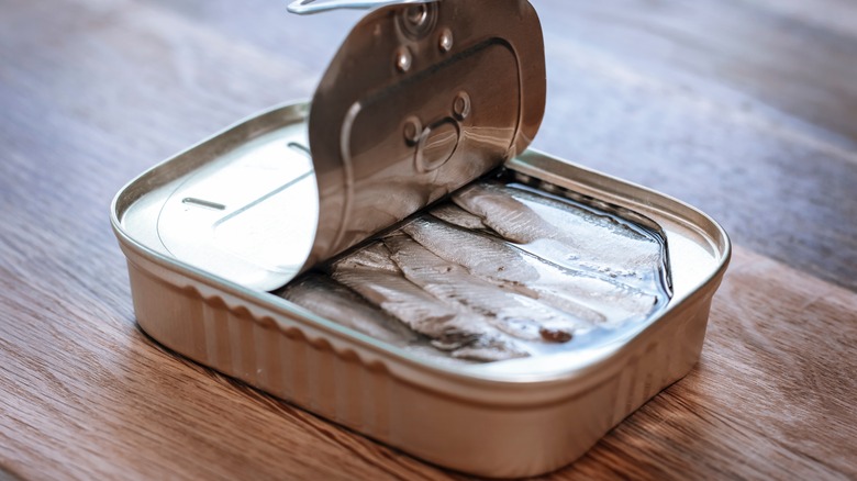 sardines in a can