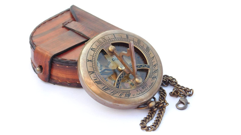 compass with sundial