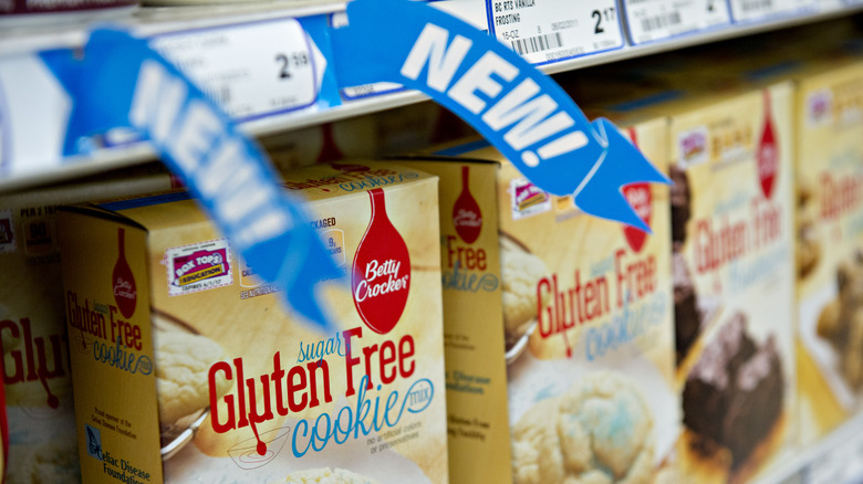 "Gluten Free" on packaging of cookie mix