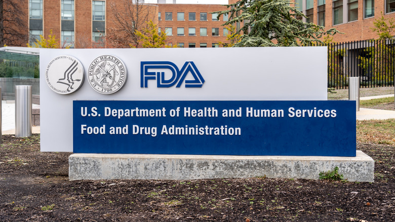 The FDA sign