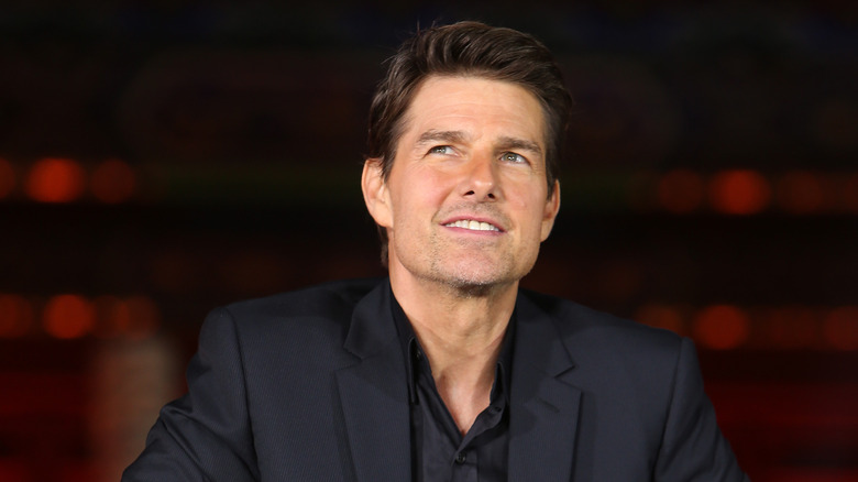 Tom Cruise attends a "Mission Impossible: Fallout" press conference in Beijing