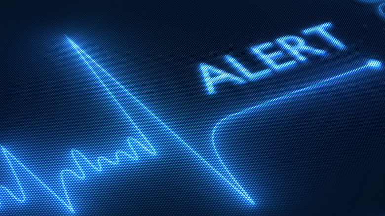 Flat line Alert on heart monitor
