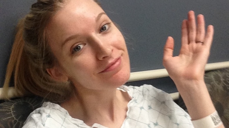 Allyn Rose in the hospital