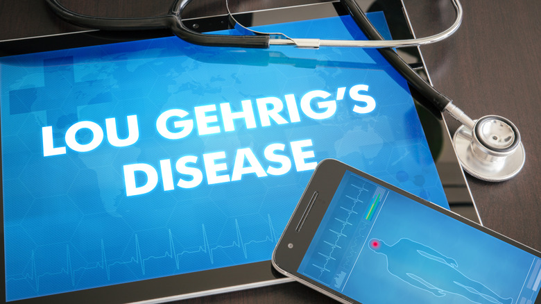 Lou Gehrig's Disease on an ipad