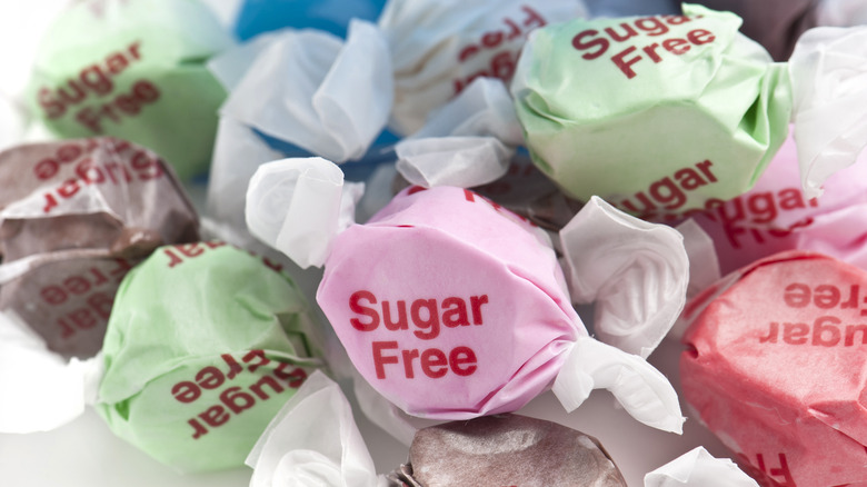 sugar-free wrapped candy