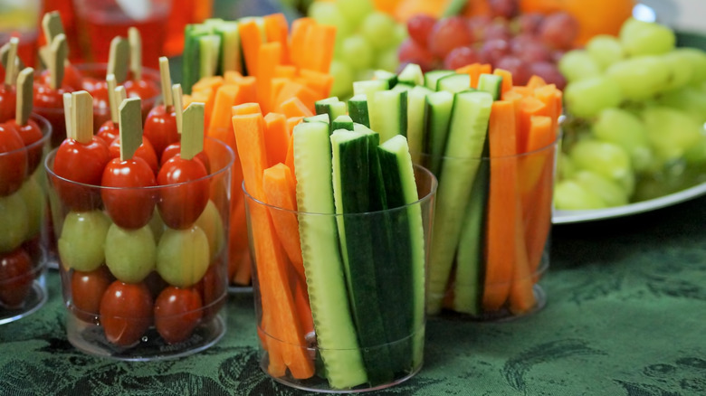 Fruit and vegetable snacks