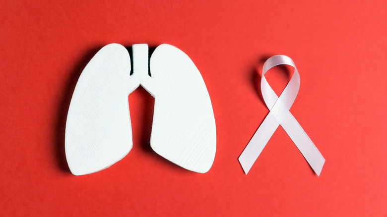 lung cancer ribbon