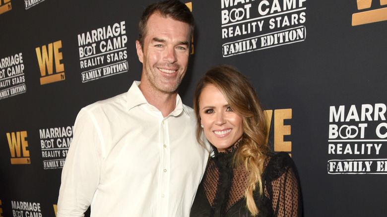 Ryan Sutter and Trista Sutter attend WE tv Celebrates The 100th Episode Of The "Marriage Boot Camp" Reality Stars Franchise