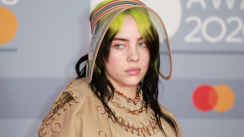 Billie Eilish giving the side-eye