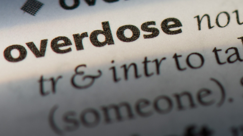 overdose in dictionary