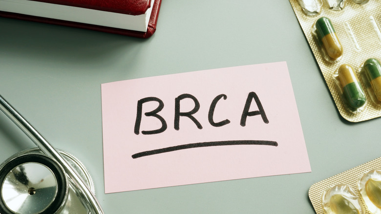 BRCA with pills and a stethoscope