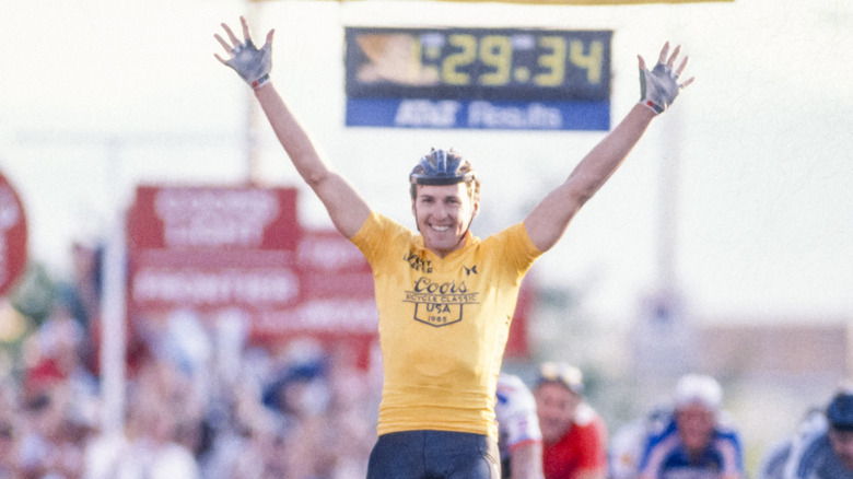 cyclist Davis Phinney in 1985