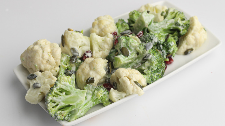 broccoli and cauliflower salad