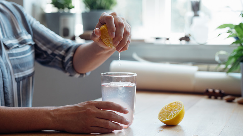 Lemon water