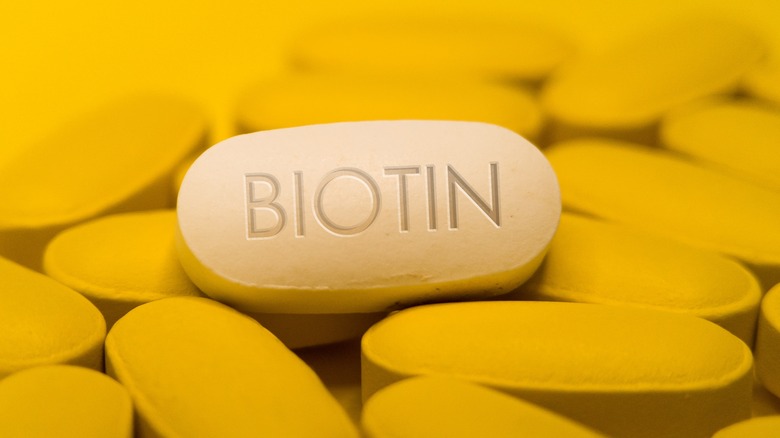 A biotin supplement