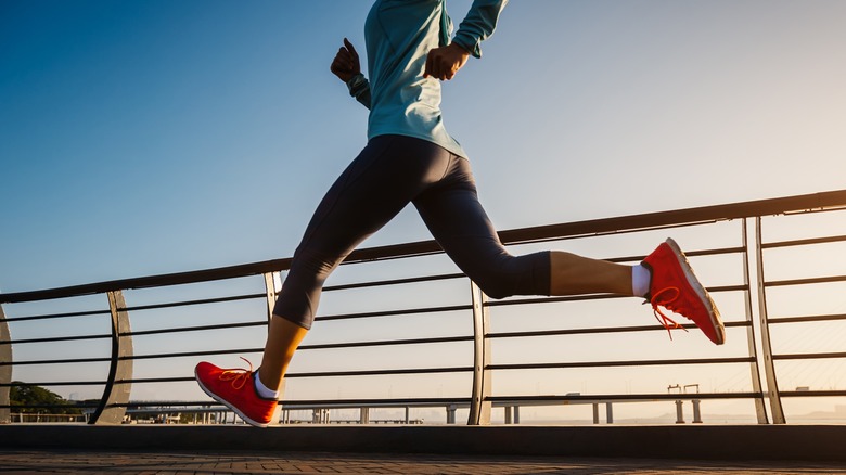 Woman running