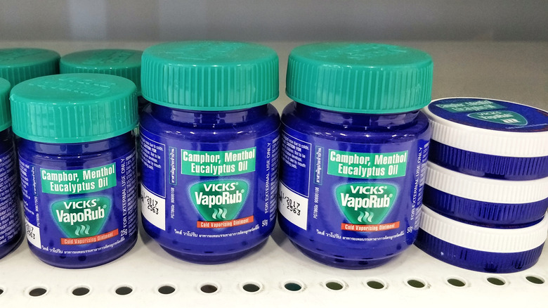 Jars of Vicks VapoRub