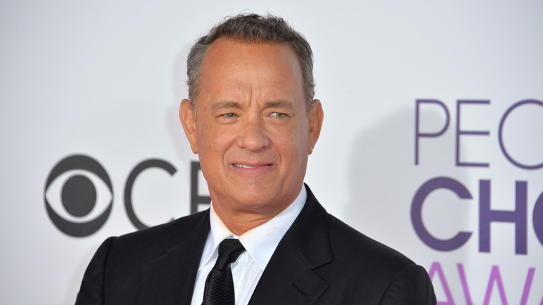 Tom Hanks in black suit