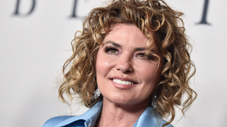 Shania Twain curly hair