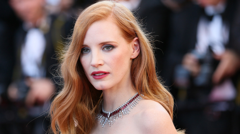 Jessica Chastain on red carpet