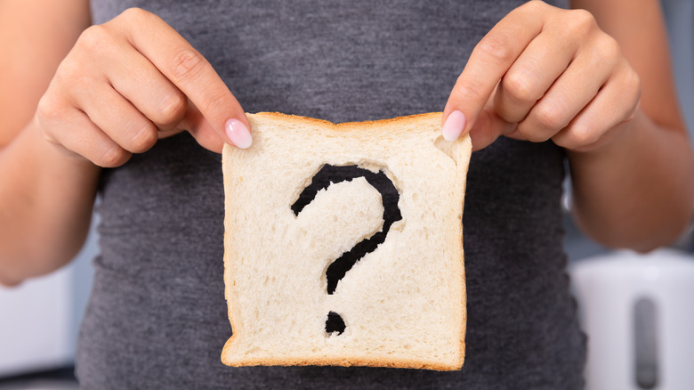 question mark shape in bread