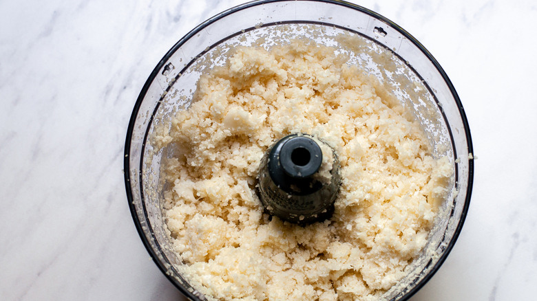 Cauliflower in the food processor