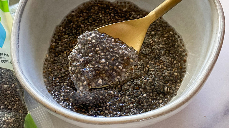 spoonful of chia egg