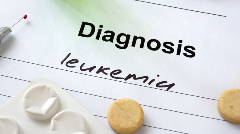 Acute lymphoblastic leukemia written down