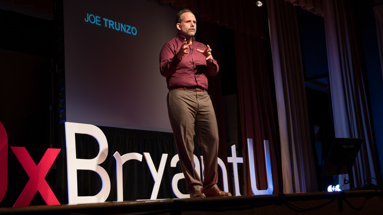 Dr. Joseph Trunzo giving a TEDx Talk