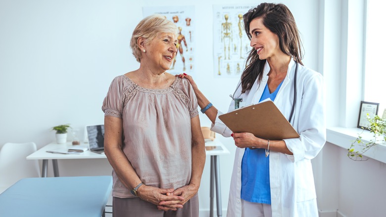 doctor consulting with patient